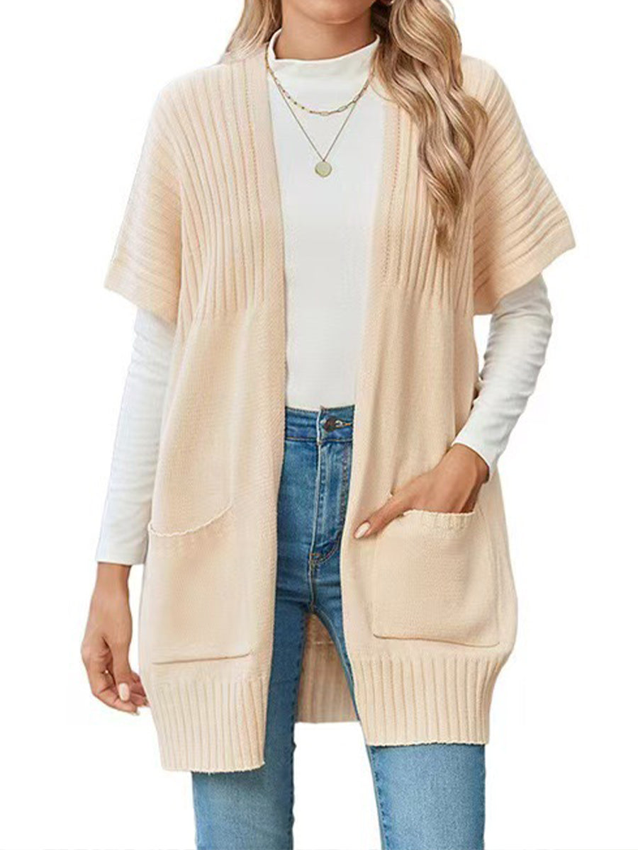 womens-short-sleeve-wool-cardigan-sweater