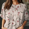 womens-vintage-floral-art-print-casual-crew-neck-short-sleeve-knitted-sweater-dvsd