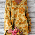 womens-vintage-ethnic-floral-painting-art-print-casual-pullover-sweater-wgls