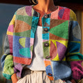 colorful-geometric-color-block-painting-art-print-buttoned-cardigan-sweater-o5w9