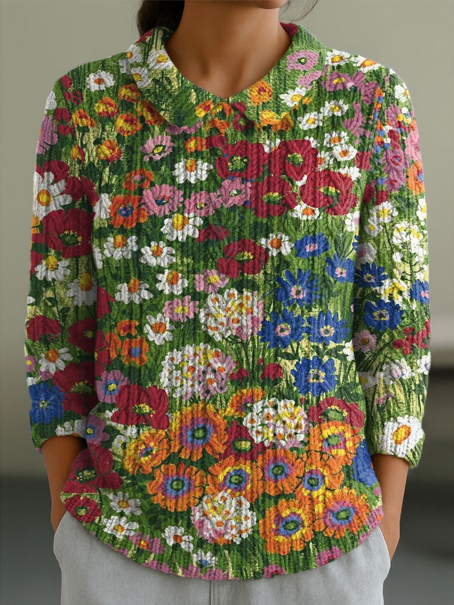 womens-flowers-casual-peter-pan-collar-3-4-sleeve-sweater-vj1s