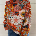 womens-vintage-art-flower-print-knit-turtleneck-pullover-sweater-q9rd