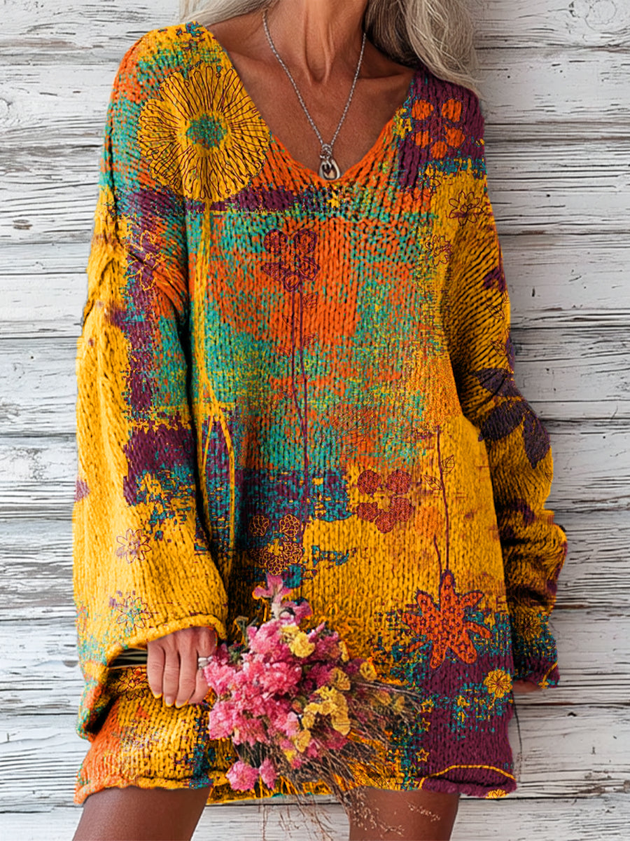 womens-vintage-abstract-color-block-graffiti-art-print-casual-pullover-sweater-vgvn