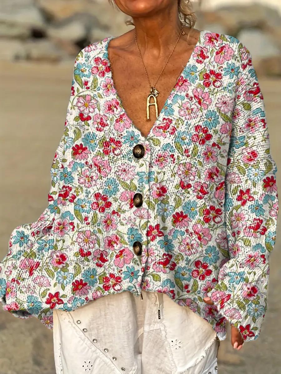 womens-floral-pattern-art-print-casual-pullover-sweater-zlvm