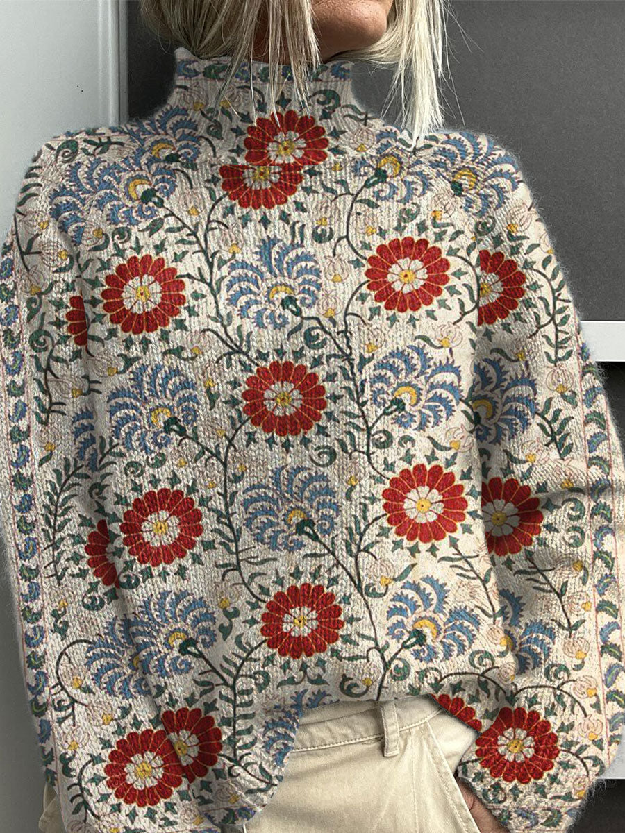 vintage-floral-symmetry-art-print-knit-turtleneck-pullover-sweater-c6a8