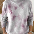 Pink gradient decorative pattern Casual Sweater