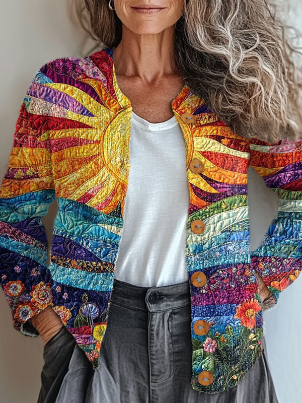 vintage-colorful-floral-art-print-buttoned-cardigan-sweater-l7og