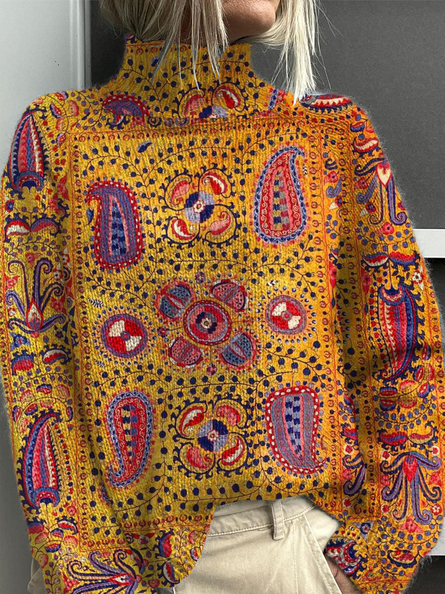 vintage-floral-symmetry-art-print-knit-turtleneck-pullover-sweater-pij5