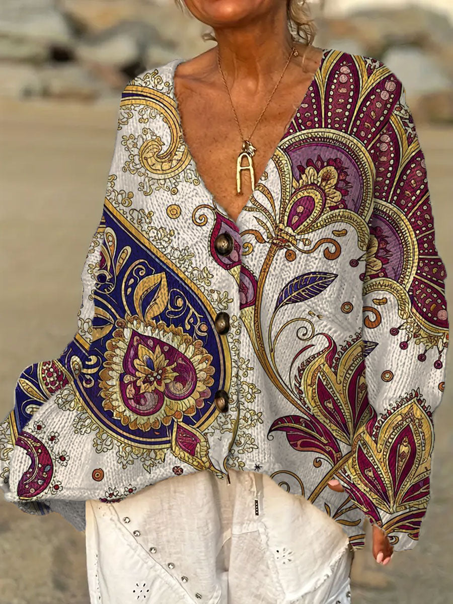 womens-vintage-flower-art-print-casual-pullover-sweater-e9ah