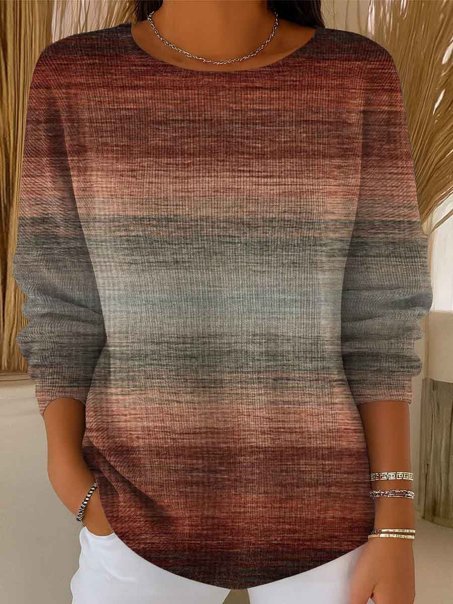 womens-gradient-striped-casual-pullover-sweater-4g6z