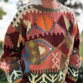 vintage-pattern-knitted-pullover-sweater