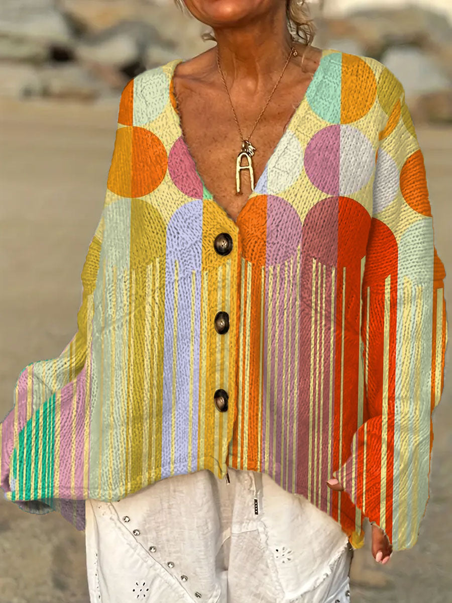 womens-vintage-abstract-geometric-art-print-casual-pullover-sweater-2p46