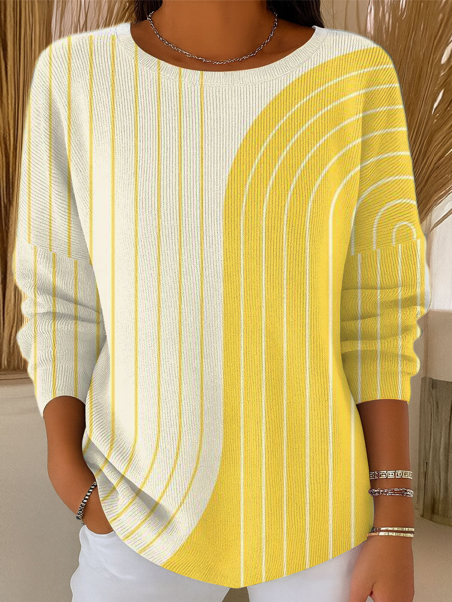 womens-vintage-abstract-geometric-art-print-casual-pullover-sweater-rgto