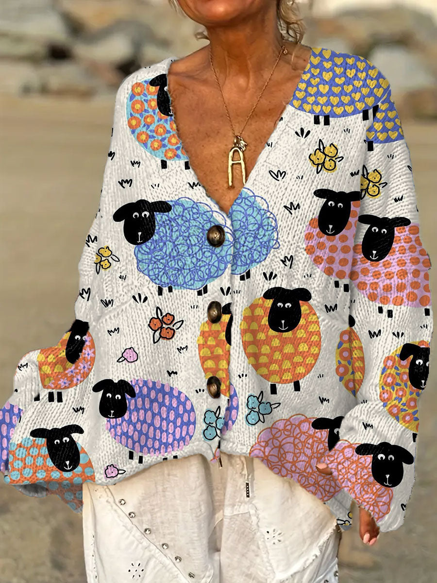 womens-funny-sheep-art-print-casual-pullover-sweater-0z3t