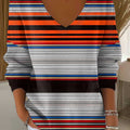 womens-striped-pattern-art-print-casual-pullover-sweater