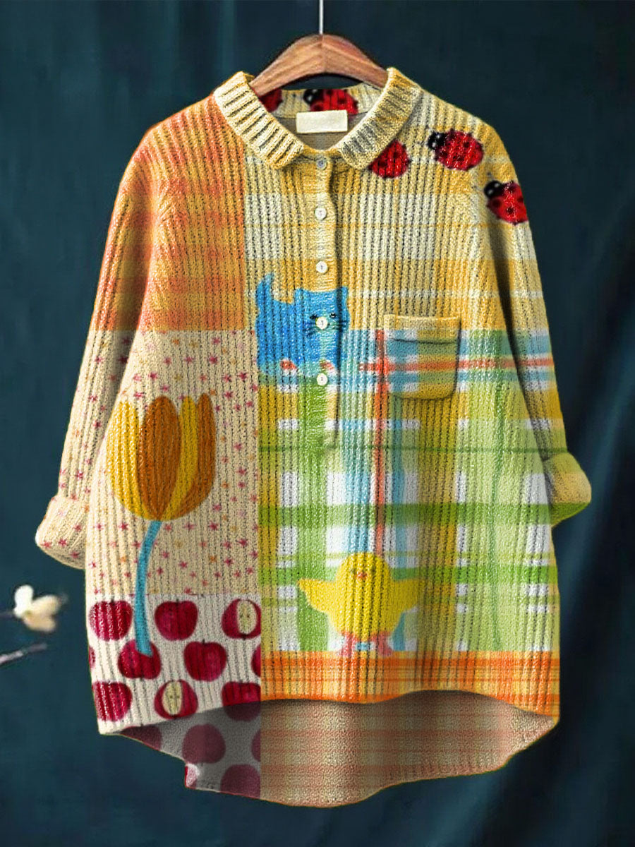 womens-vintage-patchwork-pattern-art-print-casual-pullover-knit-sweater-3mi6