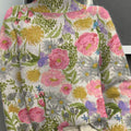 Vintage-Blumenmuster-Strick-Rollkragenpullover-Sweater-SN9J 