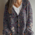 vintage-flower-art-print-buttoned-v-neck-cardigan-sweater-eiaz