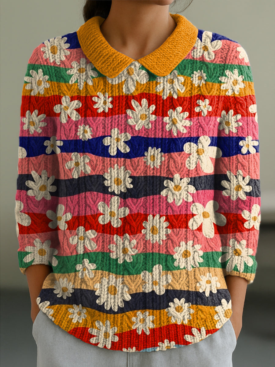 womens-casual-peter-pan-collar-3-4-sleeve-sweater-e8kd