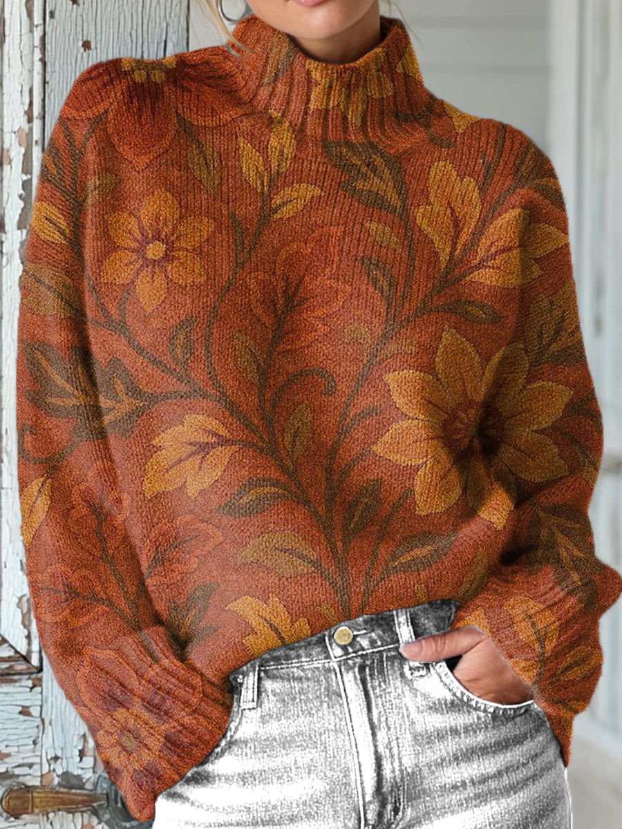 vintage-ethnic-floral-art-print-knit-turtleneck-pullover-sweater-98wu