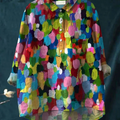Women's Colorful Painting Art Print Casual Cotton And Linen Shirt