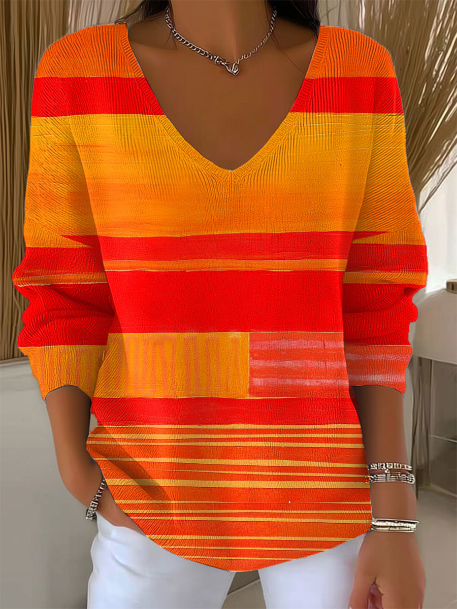 womens-fall-gradient-vintage-art-print-casual-pullover-sweater-qko3