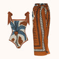 Annaka Printed Swimwear Two Piece Set