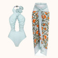 Cally Halterneck Swimwear Two Piece Set
