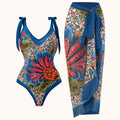 Cerys Pineapple Printed Swimwear Two Piece Set