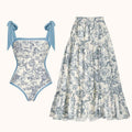 Ensemble de maillot de bain deux pièces à imprimé floral Tabitha 