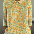 womens-vintage-floral-art-print-casual-pullover-sweater-ej79