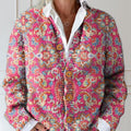 womens-vintage-floral-art-print-buttoned-cardigan-sweater-ds19