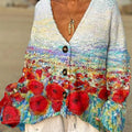 womens-vintage-floral-art-print-casual-pullover-sweater-5fwd