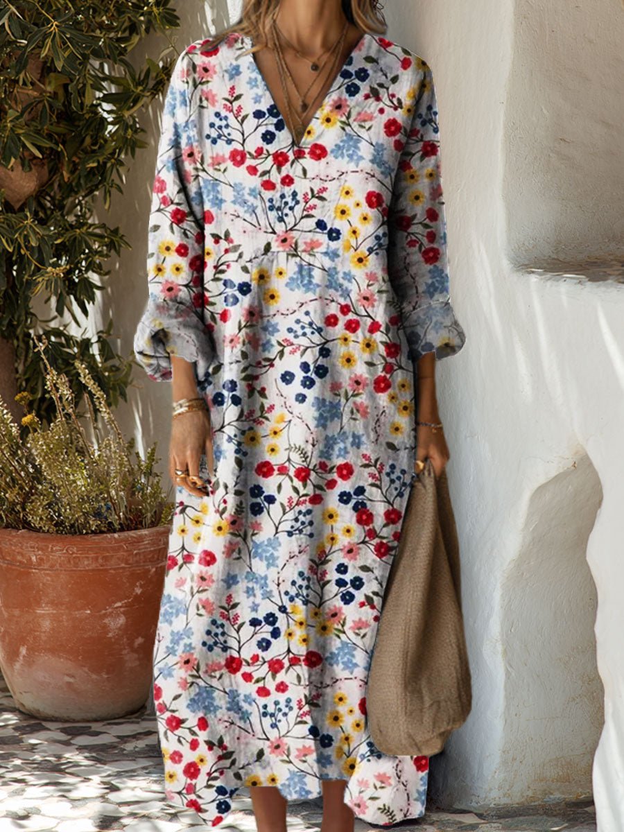 Women's Flowers Floral Art Casual Print Dress