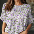 womens-vintage-floral-art-print-casual-crew-neck-short-sleeve-knitted-sweater-a826
