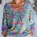 womens-beautiful-ethnic-floral-painting-art-print-casual-pullover-sweater