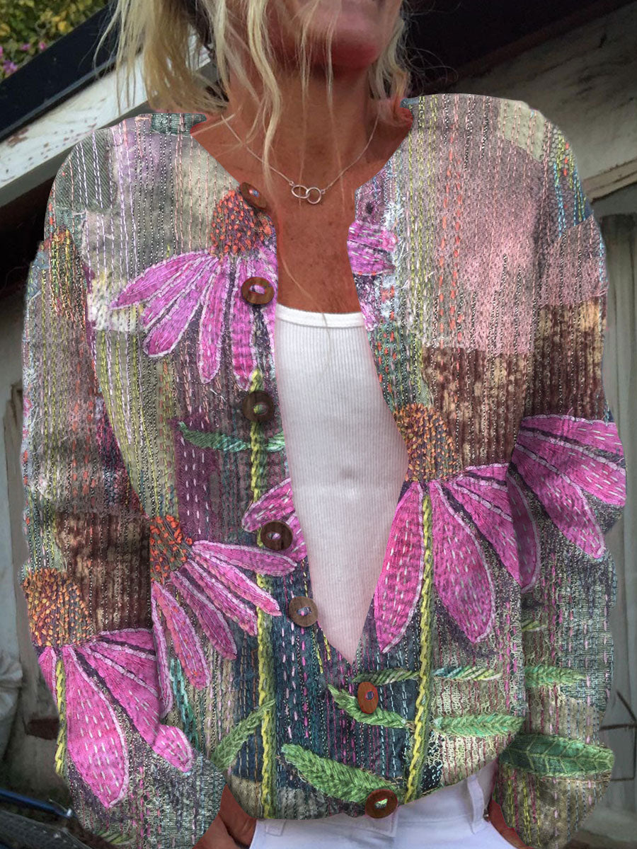 vintage-flower-art-print-buttoned-cardigan-sweater-54er