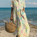Women's Colorful Stars Art Print Dress