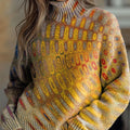 womens-retro-art-abstract-pattern-print-knit-turtleneck-pullover-sweater