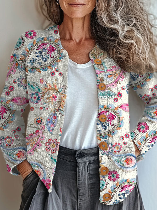 vintage-flower-art-print-buttoned-cardigan-sweater-z6sg