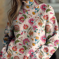 womens-retro-ethnic-art-flowers-print-knit-turtleneck-pullover-sweater-1hu5