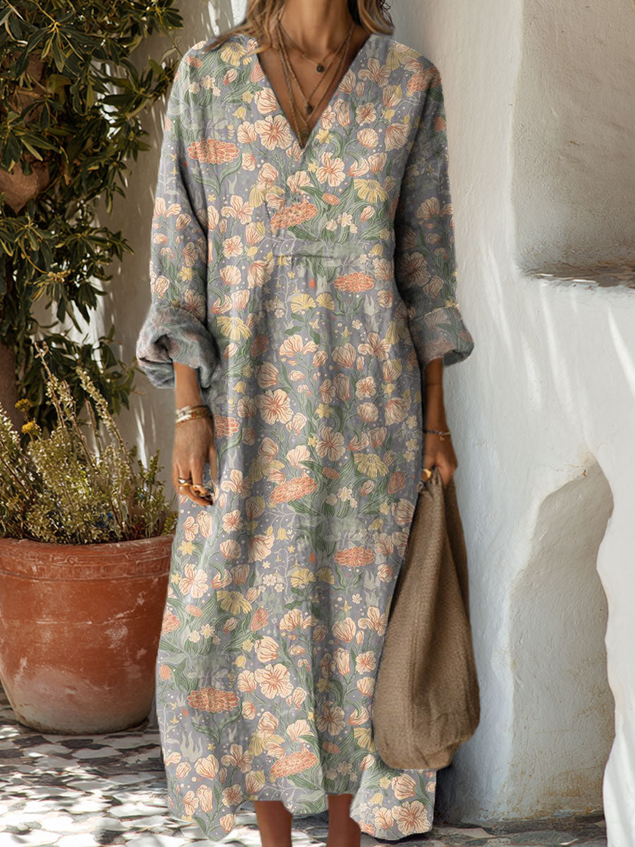 Women's Flowers Floral Art Casual Print Dress