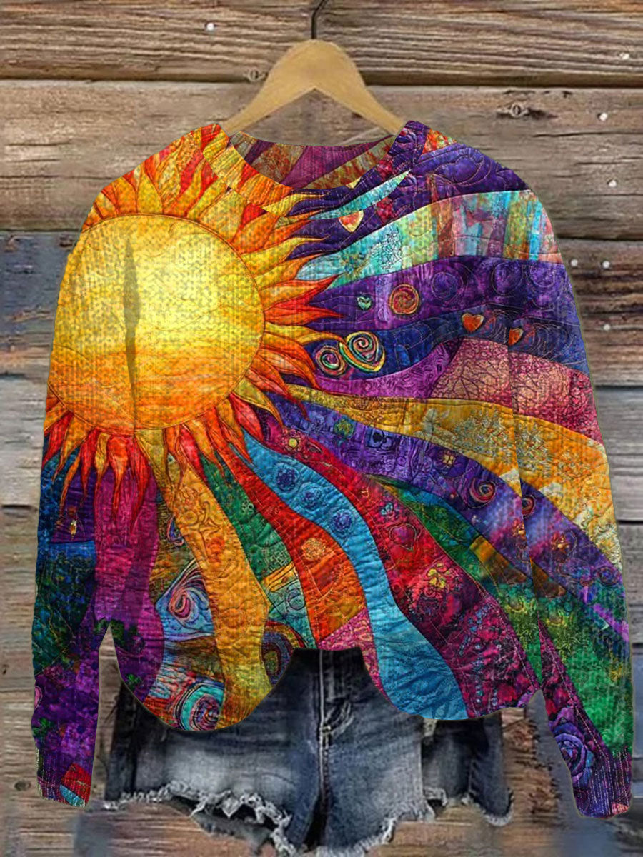 vintage-flower-art-print-knit-pullover-sweater-sftb