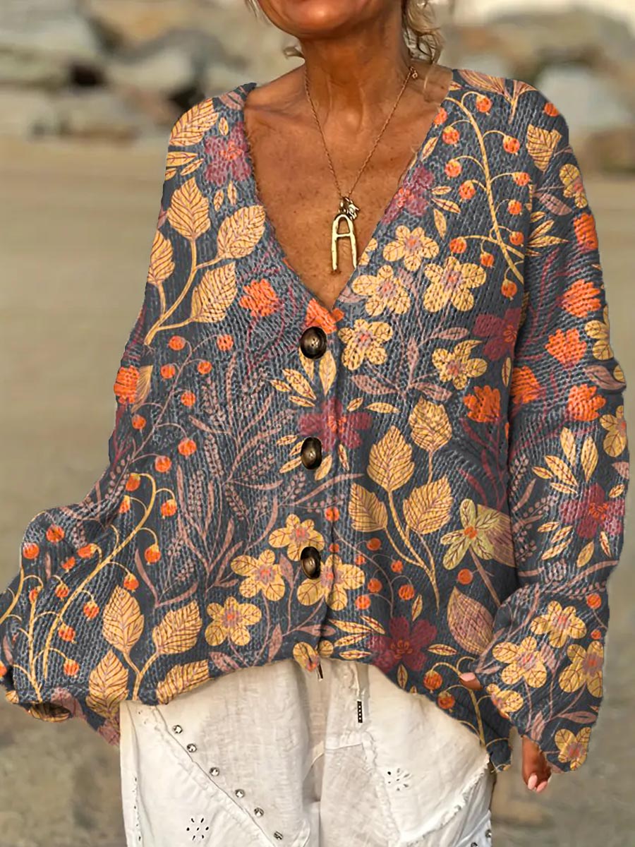 womens-vintage-floral-art-print-casual-pullover-sweater-w9qp