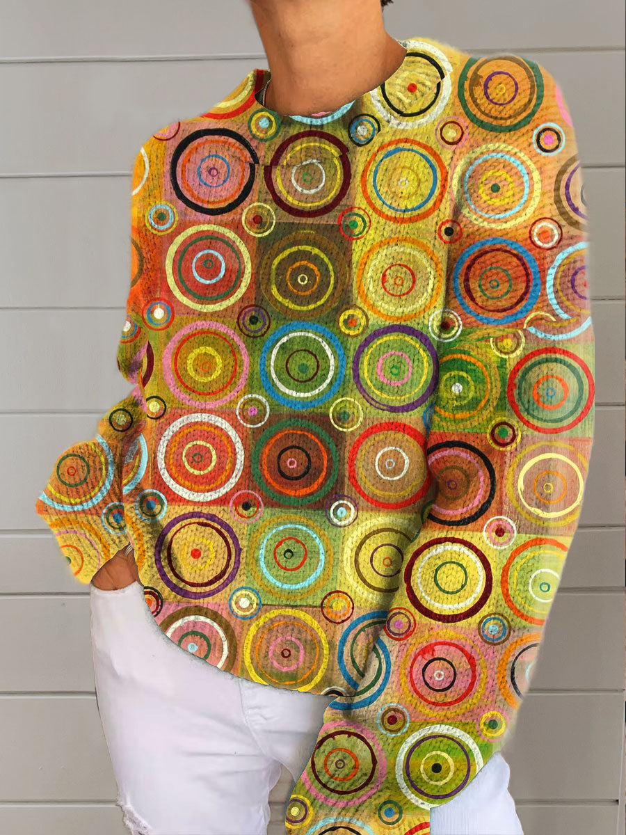 womens-vintage-abstract-geometry-art-print-casual-pullover-sweater-ynzl
