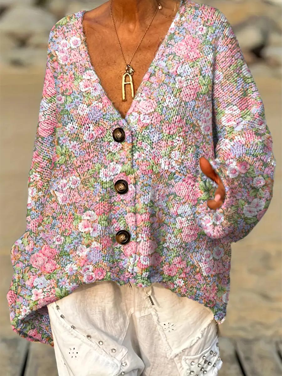 womens-floral-pattern-art-print-casual-pullover-sweater-xql2