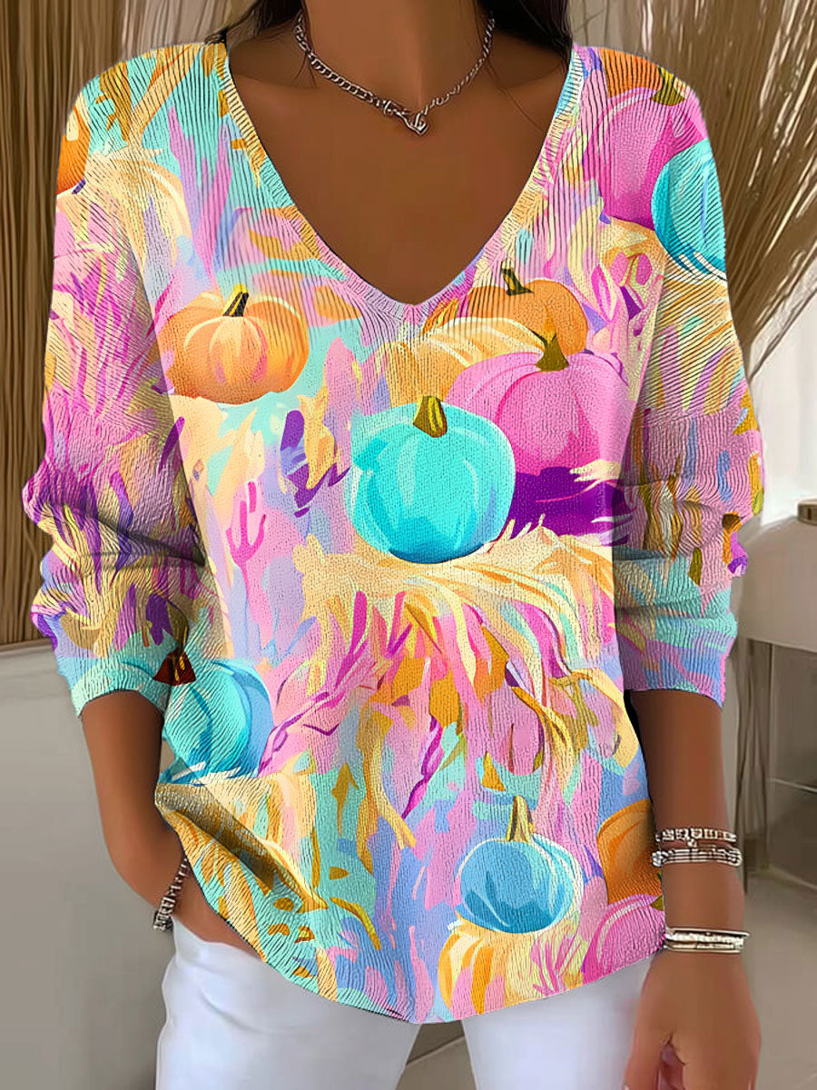 womens-preppy-autumn-pumpkins-fall-halloween-casual-print-pullover-sweater-rpch