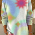 womens-color-gradient-pattern-print-casual-pullover-sweater