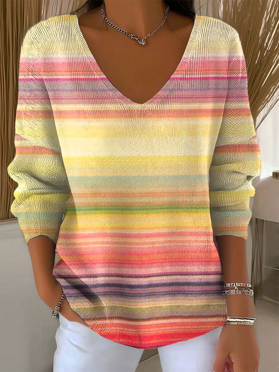 womens-vintage-gradient-art-print-casual-pullover-sweater-3tb3