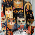 abstract-geometric-colorful-cat-head-painting-art-print-knit-turtleneck-pullover-sweater
